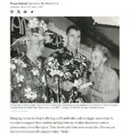 Waltah Clarke's S Original MuuMuu Japanese Hawaiian Dress Vintage Blue Photo 5