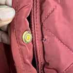 Adrienne Vittadini  Women’s Quilted Vest - Burgundy - Size Large Photo 8