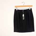 Eileen Fisher NWT Black Knee Length Pencil Skirt Size PS Photo 2