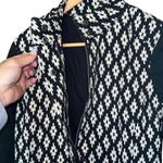 Lucky Brand  Live in Love Jacket Medium Ikat Black White Photo 2
