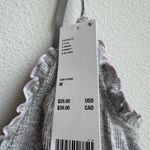 Urban Outfitters NWT  Lettuce Trim Gray Clasp Front Bralette Cami Size Medium Photo 3
