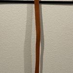 Coach 28" Brown Leather Brass Buckle Classic Belt Photo 0