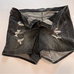 Torrid Light Black Denim Mid Rise Stretch Ripped Jean Shorts Size 24 Photo 6