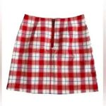 Urban Outfitters NWT Red White Plaid Mini Skirt Size Small Photo 5