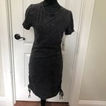 Madden Girl NWT Womens Juniors Cotton Side Tie Mini Dress Size Large Black Photo 2