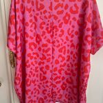 First Love Pink and Red Leopard Print Top Photo 3