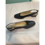 Trotters Lucy Womens Black Narrow Slingback Flats Shoes 8N Bin2 Size 8 Photo 4