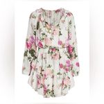 Love Shack Fancy NWT  Popover Dress in Rose ballet Blush Venetian floral silk XL Photo 1