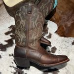 Ariat 15834 Legend Square Toe Brown Pull On Leather Cowboy Boots - 9B A22 Photo 4