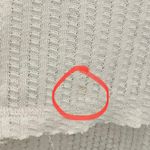 Free People Waffle Ivory Cowl Neck Longsleeve Thermal Top XS Photo 5