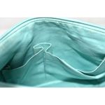 Coldwater Creek  Blue/Green Genuine Leather Boho Statement Satchel Purse Photo 6