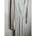 Lost + Wander Square Neck Milk Maid Puff Sleeve Maxi Dress Cottage Boho Cream L Size L Photo 2