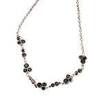 Paparazzi Elegant Silver-Tone‎ Necklace and Bracelet Set with Black Crystal Accents R-67 Photo 1