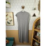 Peruvian Connection Gray Cotton Alpaca Blend Sweater Dress - Size - Medium Photo 2