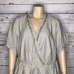 Disney  Princess NWT 3X Green Gingham - Rose Embroidered Elastic Drop Waist Top Photo 1