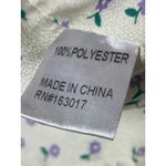 Princess Polly  Yellow Floral Short Puff Sleeve Corset Bustier Hook Blouse Top 6 Photo 3