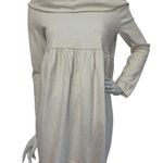 Anthropologie Dress Saturday Sunday Off The Shoulder Cocoon Oatmeal Small Photo 0