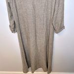 Flax Linen Lagenlook Long Sleeve Maxi Dress Size Large Photo 4