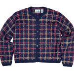 Vtg Mohair Wool Blend Cardigan Women's Small Cottagecore Paul Harris Cozy Knit Blue Photo 0