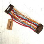 The Beaded Soul Blue multi strand colorful beaded bracelet Photo 4