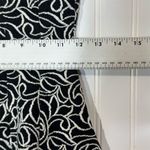 Papaya  Black Ivory Embroidered Tank Top M Made in USA Y2K Fitted Peplum Style Photo 4