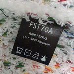 POL  Lip Sweater Rainbow Kisses Chunky V-Neck Multicolored FLAW Photo 6