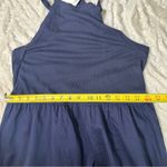 Madison & Berkeley Size M Navy Blue Midi Tank Dress Neutral Layering Minimalist Photo 10