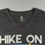 Merrell T-shirt Womens Lrg Hike On Black Short Sleeve V Neck Outdoors Athleisure Photo 2