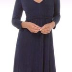 Babaton  Aritzia Colby navy long sleeve dress XXS Photo 0