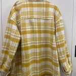 JODIFL  Shacket size 1xYellow/gold and white plaid Photo 7