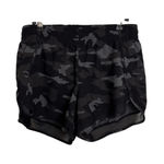 Athleta  Shorts Womens Small Mesh Racer Run 4" Inseam Black Camo Athletic Photo 0