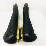 Juicy Couture black flats with gold symbol sz 9.5 Photo 75