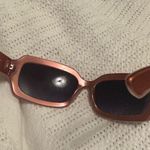 ASOS Pink Rectangular Sunglasses Photo 5