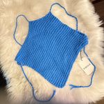 Bardot  KNITTED HALTER CROP TOP IN COBALT Photo 8