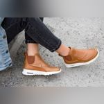 Nike Air Max Thea Mid Ale Brown Chelsea Sneaker Boots Lightweight Slip On Sz 9 Photo 1