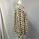 CAbi Providence Shirt Jacket #5854 Gray White Yellow Print spring Woman’s large Photo 6