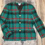 Pendleton Vintage wool tartan plaid jacket blazer size 20 tall 80’s/90’s Y2K Photo 5