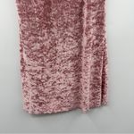 Victoria's Secret Vintage Gold Label  Pink Velvet Short Sleeve Mini‎ Dress Sz M Photo 2