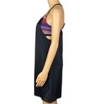 Athleta “Black Multi Blousy Tankini Swim Dress” w/built-in bra. Size 34 B/C. EUC Photo 4