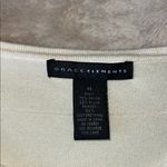 Grace Elements  Cream Sweater‎ with Fringe Photo 3