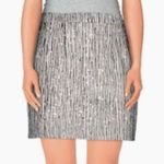 Balenciaga  striped min skirt black and white size 6 Photo 1