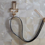 Gold Cross Pendant Necklace Photo 1