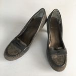 Franco Sarto quilted suede loafers Kitten Heels Womens Size 7.5 Slip On Photo 1