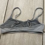 Morning Dip Silver Gray Ribbed Bikini Bathing Suit Set XS Photo 6