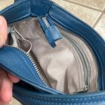 Brighton CHERIE FRENCH BLUE PATENT SHOULDER HANDBAG WITH DUST BAG EUC CHARM Photo 12