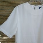 Preston & York  14P Short Sleeved Top Plus in Off-White Workwear Photo 2