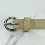 Loft Ann Taylor Skinny Faux Suede Belt Silver Buckle Medium (M) β¨ Photo 6