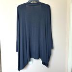 Wynne Layers Cardigan XL Open Front Gray Lagen Minimalist Boxy Basic Photo 2