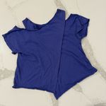 We The Free Free People  Taurus Cold Shoulder Tee Criss Cross Back Women’s Small Photo 7