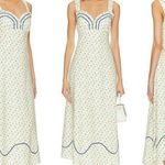 Free People ππ Sweet Hearts Midi Dress ~ Ivory Combo Medium NWOT Photo 8